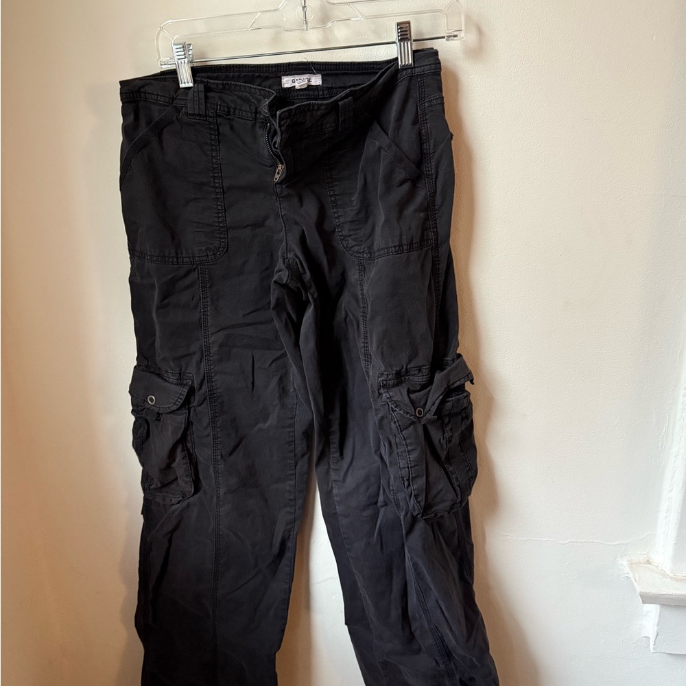 Garage Black Cargo Utility Pants